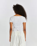 Women's Short-Sleeve T-shirt with Piped Details