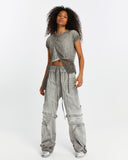 Women's T-shirt with a Front Slit