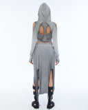 Layered Hooded Women's Tank Top