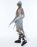 Layered Hooded Women's Tank Top