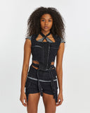 Women's Shorts with Contrast Trim