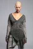 Women's Asymmetric Cut Sweatshirt