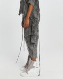 Women's Multi-Panel Pants with Piped Sides