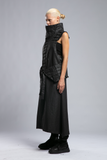 Women's Long Vest with Side Pockets