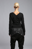 Women's Asymmetric Cut Sweatshirt