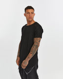 Men's Front Slit T-shirt