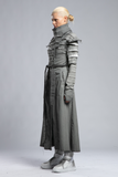 Women's Long Contrast Trim Cardigan