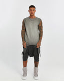 Men's Ribbed Shoulder Tank-Top