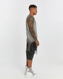 Men's Ribbed Shoulder Tank-Top