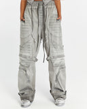Women's Wide-Leg Pants with Pleated Pockets