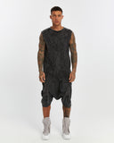 Men's Ribbed Shoulder Tank-Top