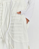 Women's Wide-Leg Pants with Pleated Pockets