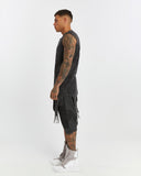 Men's Ribbed Shoulder Tank-Top