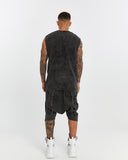 Men's Ribbed Shoulder Tank-Top